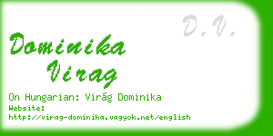 dominika virag business card