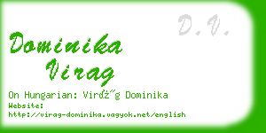 dominika virag business card